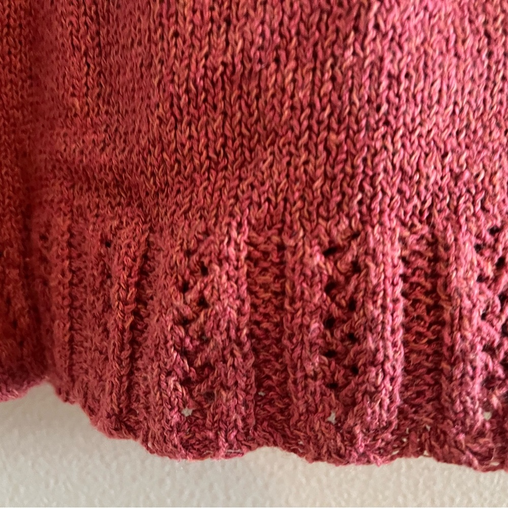 Sigrid Olsen Coral Knit Vest - Picture 6 of 6